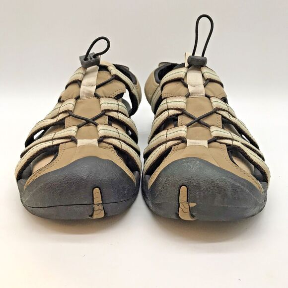 Lands' End Sandals Men's 9EE Bungee Lock Cap Toe Hiking Trail Water Sport Shoes - Picture 2 of 10